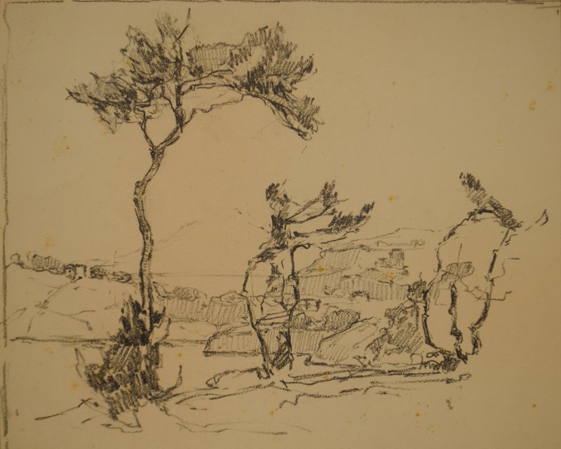 1932-1936 ca. - Costa napoletana con il Vesuvio sullo sfondo (2)